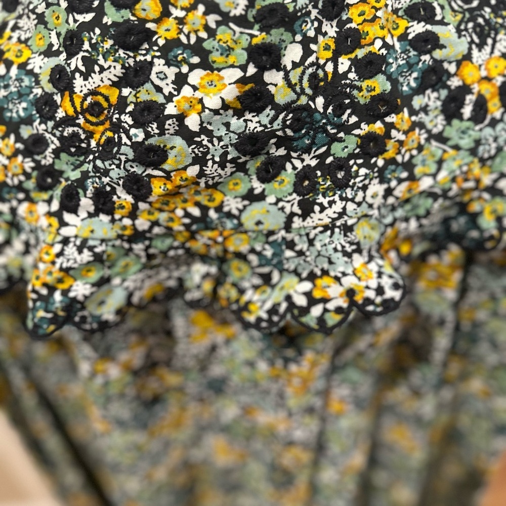 Universal Thread Green Ruffled Blouse With Peter … - image 5